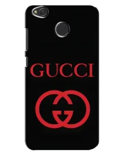 Чехол для Xiaomi Redmi 4X с картинкой «Gucci — красный логотип»