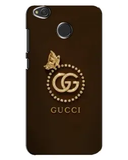 Чехол для Xiaomi Redmi 4X с картинкой «Gucci — золотая бабочка»