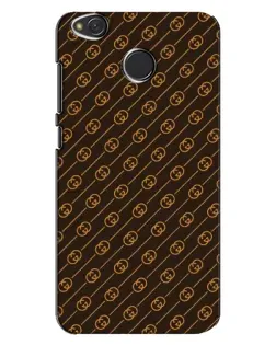 Чехол для Xiaomi Redmi 4X с картинкой «Gucci — золотые диагонали»