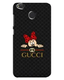 Чехол для Xiaomi Redmi 4X с картинкой «Минни Маус Gucci — черный»