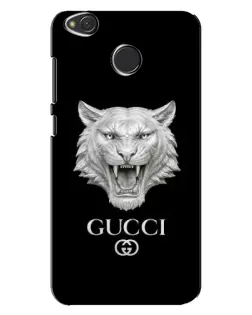 Чехол для Xiaomi Redmi 4X с картинкой «Gucci — серебряный лев»