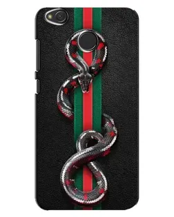 Чехол для Xiaomi Redmi 4X с картинкой «Gucci — змея на полосе»