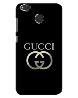 Чехол для Xiaomi Redmi 4X с картинкой «Gucci — золото на черном»