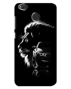 Чохол для Xiaomi Redmi 4X з картинкою «BMW та лев»