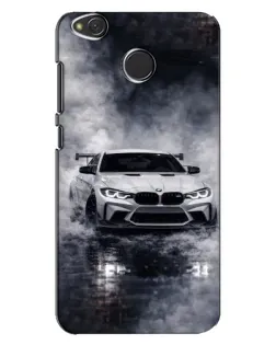 Чохол для Xiaomi Redmi 4X з картинкою «BMW крізь туман»