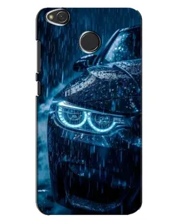 Чехол для Xiaomi Redmi 4X с картинкой «BMW под дождем»