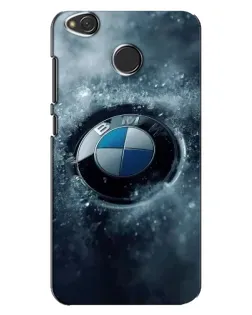 Чехол для Xiaomi Redmi 4X с картинкой «Логотип BMW — лед»