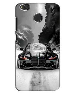 Чехол для Xiaomi Redmi 4X с картинкой «BMW — акварельный дрифт»