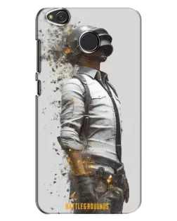 Чехол для Xiaomi Redmi 4X с картинкой «PUBG — боец в пыли»