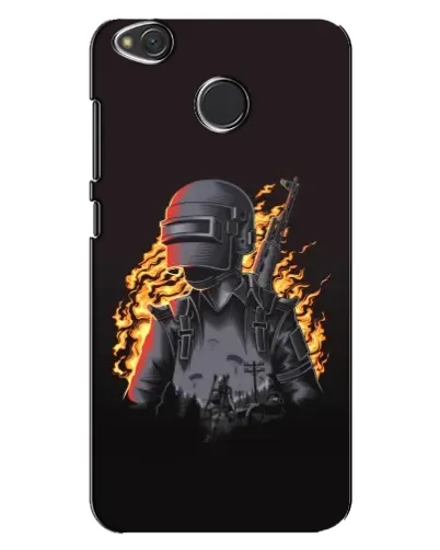 Чехол для Xiaomi Redmi 4X с картинкой «PUBG — огненный силуэт» Чехол для Xiaomi Redmi 4X с картинкой «PUBG — огненный силуэт»