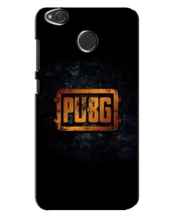 Чехол для Xiaomi Redmi 4X с картинкой «PUBG — золотой логотип»