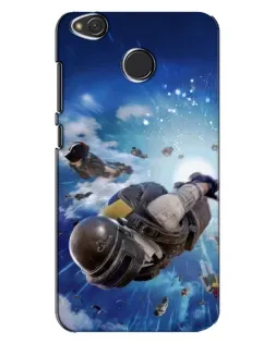 Чехол для Xiaomi Redmi 4X с картинкой «Десант PUBG — прыжок»
