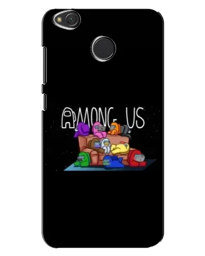 Чехол для Xiaomi Redmi 4X с картинкой «Логотип Among Us»