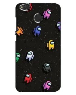 Чохол для Xiaomi Redmi 4X з картинкою «Космічний патерн Among Us»