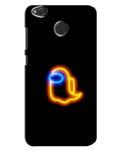 Чехол для Xiaomi Redmi 4X с картинкой «Among Us неоновое сияние»