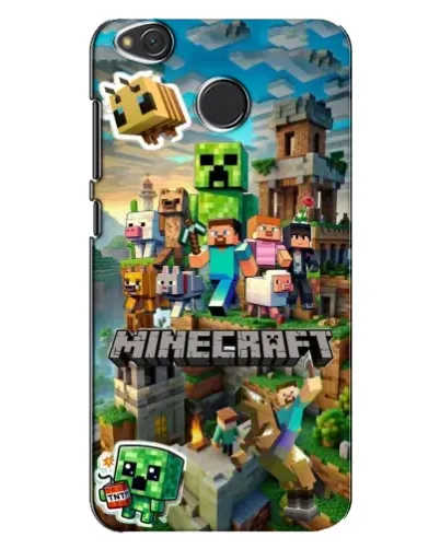 Чехол для Xiaomi Redmi 4X с картинкой «Замок Minecraft»