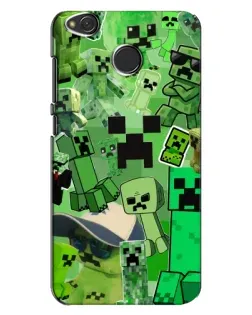 Чохол для Xiaomi Redmi 4X з картинкою «Кріпери Minecraft»