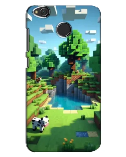 Чехол для Xiaomi Redmi 4X с картинкой «Minecraft летний день»