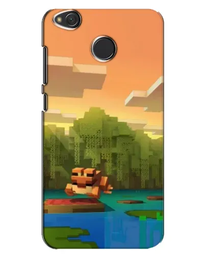 Чехол для Xiaomi Redmi 4X с картинкой «Майнкрафт закат солнца»