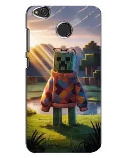 Чехол для Xiaomi Redmi 4X с картинкой «Крипер в свитере»