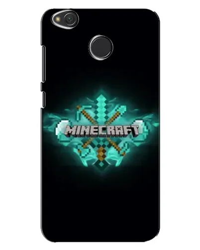 Чехол для Xiaomi Redmi 4X с картинкой «Minecraft Diamond лого»