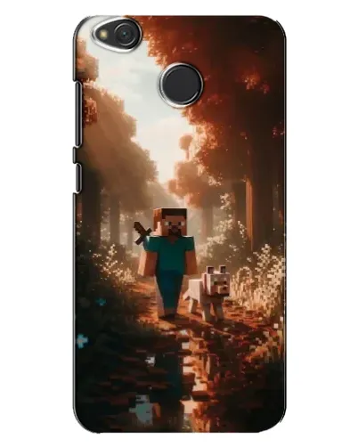 Чехол для Xiaomi Redmi 4X с картинкой «Стив в лесу»