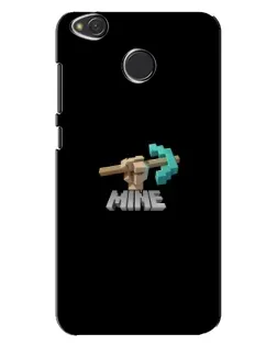 Чехол для Xiaomi Redmi 4X с картинкой «Алмазная кирка»