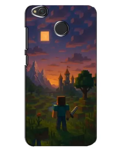 Чехол для Xiaomi Redmi 4X с картинкой «Стив у башни»
