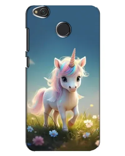 Чехол для Xiaomi Redmi 4X с картинкой «Единорог на поляне»