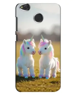 Чехол для Xiaomi Redmi 4X с картинкой «Пара единорогов»