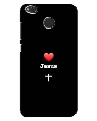 Чехол для Xiaomi Redmi 4X с картинкой «Сердце - Jesus»