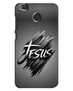 Чехол для Xiaomi Redmi 4X с картинкой «Надпись Jesus Graffiti»