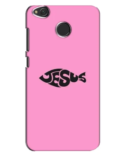Чехол для Xiaomi Redmi 4X с картинкой «Розовый символ  Jesus»
