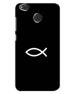Чехол для Xiaomi Redmi 4X с картинкой «Символ рыбы Jesus»