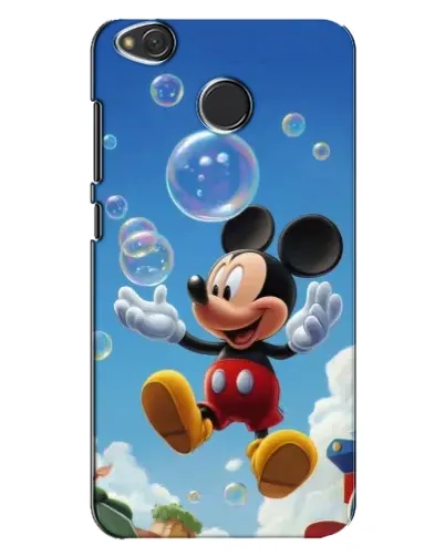 Чохол для Xiaomi Redmi 4X з картинкою «Mickey та мильні бульбашки»