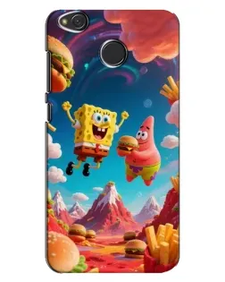 Чехол для Xiaomi Redmi 4X с картинкой «Космический фастфуд»