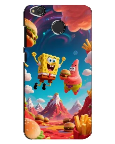 Чехол для Xiaomi Redmi 4X с картинкой «Космический фастфуд»