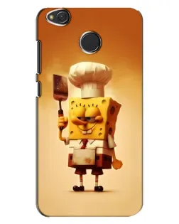 Чехол для Xiaomi Redmi 4X с картинкой «Губка Боб повар»