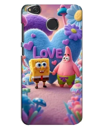 Чехол для Xiaomi Redmi 4X с картинкой «Губка Боб Патрик»