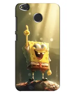 Чехол для Xiaomi Redmi 4X с картинкой «Сияющий Спанч Боб»