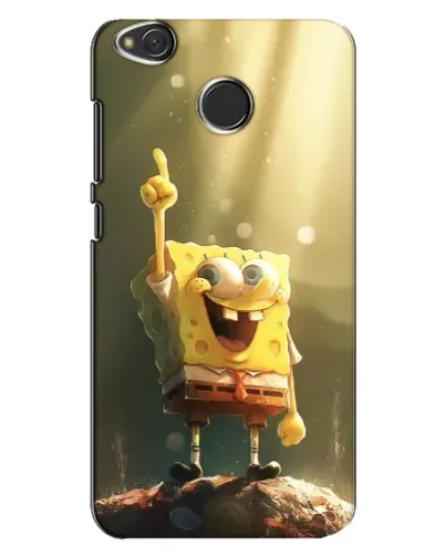Чехол для Xiaomi Redmi 4X с картинкой «Сияющий Спанч Боб»