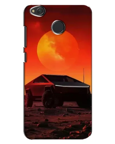 Чохол для Xiaomi Redmi 4X з картинкою «Cybertruck на Марсі»