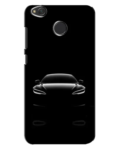 Чохол для Xiaomi Redmi 4X з картинкою «Силует Tesla Night»