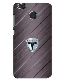 Чохол для Xiaomi Redmi 4X з картинкою «Металева текстура Tesla»