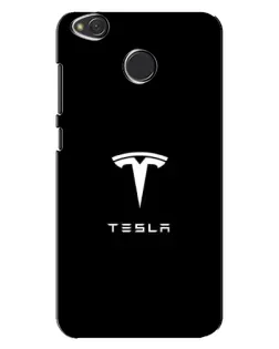 Чохол для Xiaomi Redmi 4X з картинкою «Tesla White Logo»