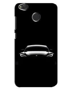 Чохол для Xiaomi Redmi 4X з картинкою «Фари Tesla Night»
