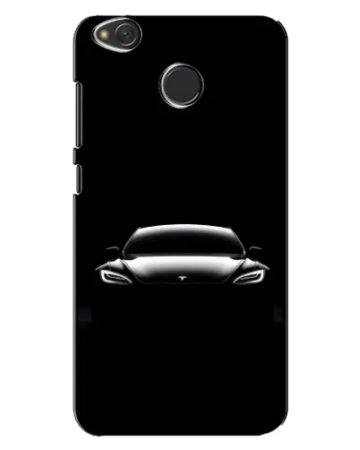 Чохол для Xiaomi Redmi 4X з картинкою «Фари Tesla Night»