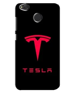 Чохол для Xiaomi Redmi 4X з картинкою «Tesla Red Logo»