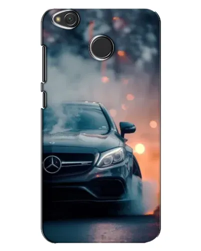 Чехол для Xiaomi Redmi 4X с картинкой «Mercedes — ночной город»