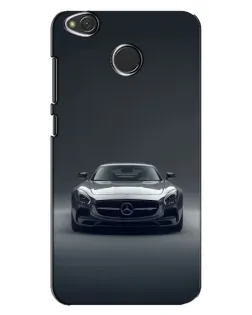 Чехол для Xiaomi Redmi 4X с картинкой «Mercedes на черном»